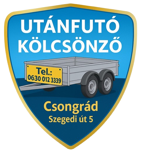 Utánfutó kölcsönzés logó